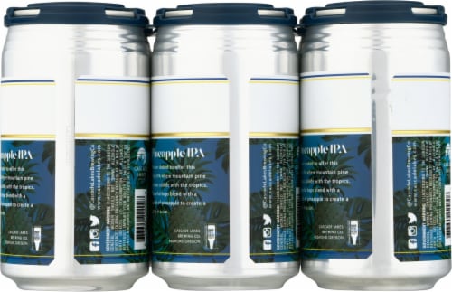 Cascade Lakes Pineapple IPA Beer Perspective: back