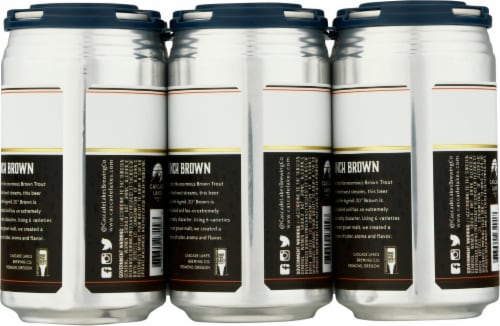 Cascade Lakes 20 Inch Brown Ale Beer Perspective: back