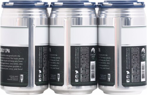 Cascade Lakes Lively IPA Beer Perspective: back