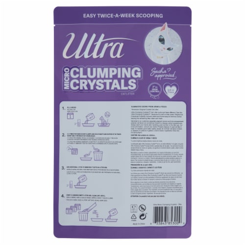 Ultra Micro Clumping Crystals Cat Litter Perspective: back