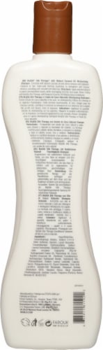 Biosilk Silk Therapy® Organic Coconut Oil Moisturizing Shampoo Perspective: back
