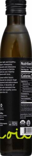 O® Olive Oil Organic California Extra Virgin Olive Oil Perspective: back