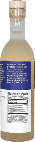O® Olive Oil California Champagne Vinegar Perspective: back