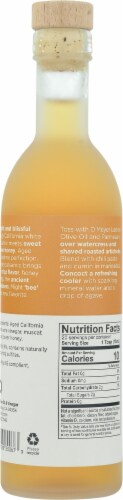O Olive Oil Honey White Balsamic Vinegar Probiotic Drink Perspective: back