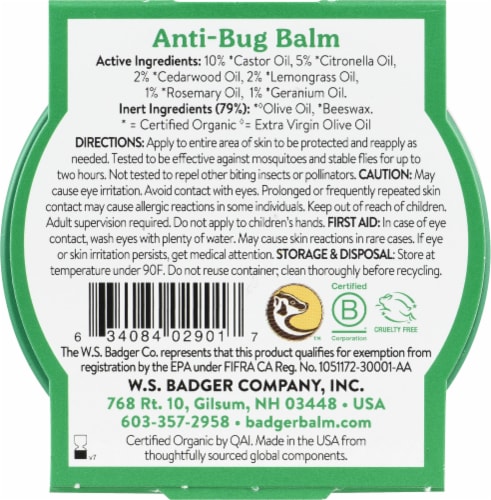 Badger® Anti-Bug Balm Perspective: back
