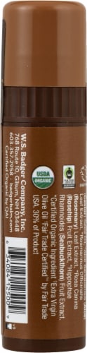 Badger Creamy Cocoa Butter Lip Balm Perspective: back