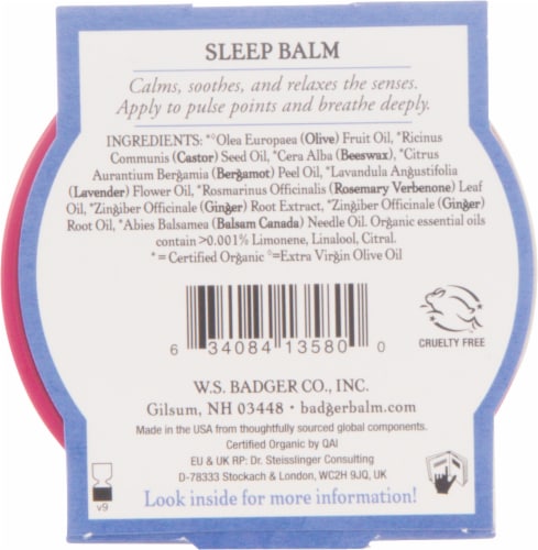 Badger® Sleep Lip Balm Perspective: back