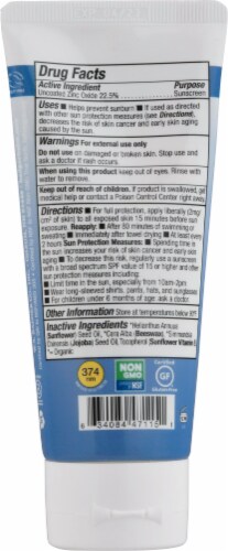 Badger® Sport Sunscreen Clear Zinc Unscented Broad Spectum SPF 35 Perspective: back