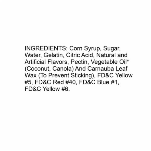 Albanese® 12 Flavor™ Gummi Bears Candy Bag Perspective: back
