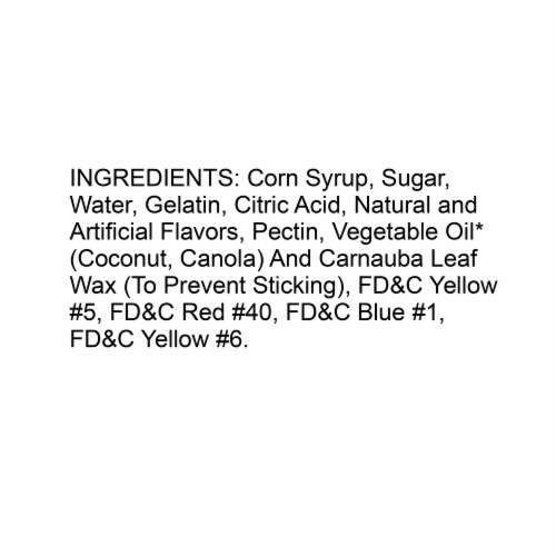 Albanese® 12 Flavor Gummi Bears® Candy Bag Perspective: back