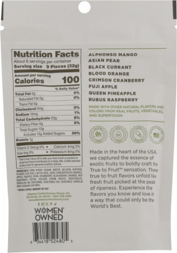 Albanese® Ultimate™ 8 Flavor Gummi Bears Perspective: back