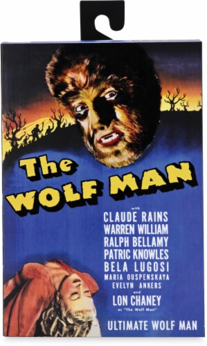 Neca Ultimate Wolf Man Action Figure Perspective: back
