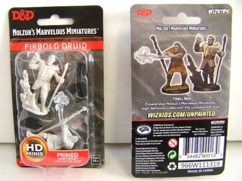 WizKids  Dungeons & Dragons Nolzurs Marvelous Unpainted Male Firbolg Druid W11 Miniature Perspective: back