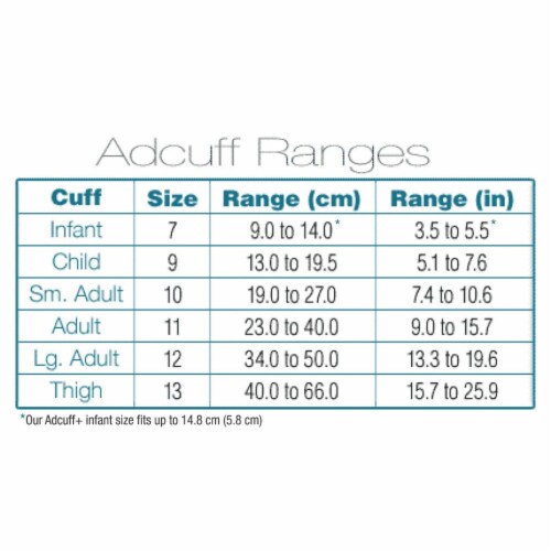 Adcuff Adult Cuff Arm Reusable Blood Pressure Cuff 845-11ABK-1 Black 1 Each Perspective: back