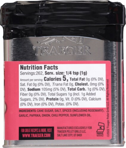 Traeger® Rosemary Garlic Prime Rib Rub Perspective: back
