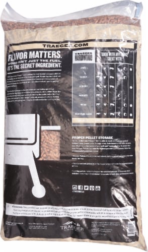 Traeger Wood Fire Grills BBQ Select Premium Hardwood Pellets Perspective: back