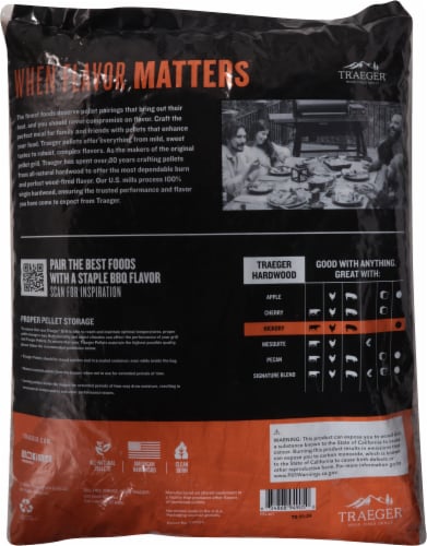Traeger® Hickory Premium Hardwood Pellets Perspective: back
