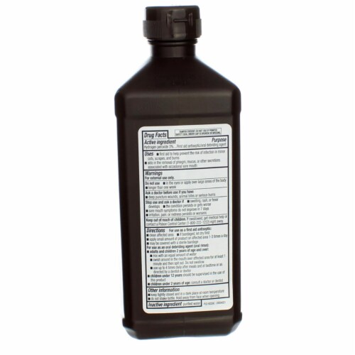 Quality Choice Hydrogen Peroxide 20.1 oz Perspective: back