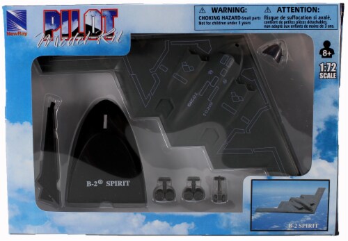 NewRay Toys Snap Together Model B-2 Spirit Jet Fighter Perspective: back