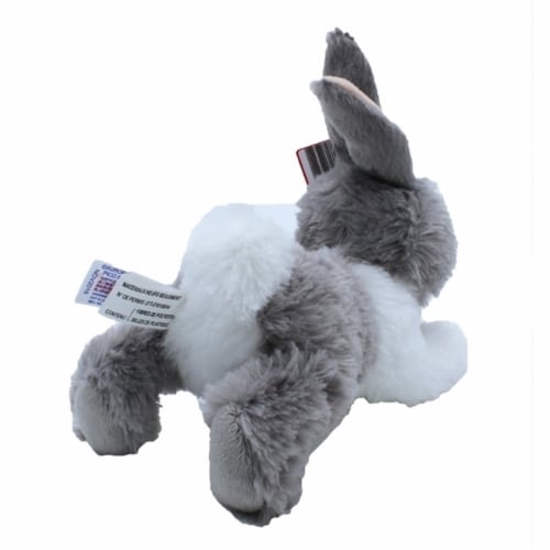 Aurora Wold Plush Mini Flopsie Baby Bunny Grey 8" Perspective: back