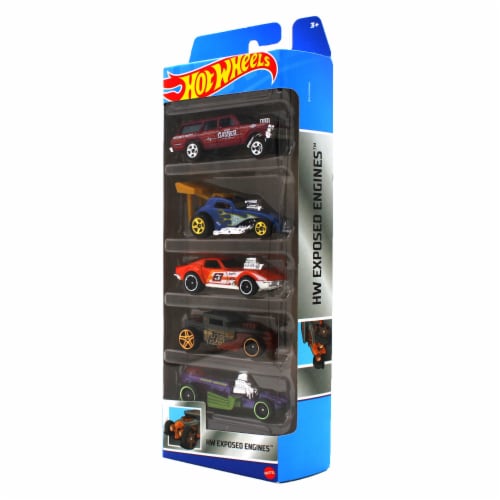 Hot Wheels 5 Pack HW Exposed Engines Perspective: back
