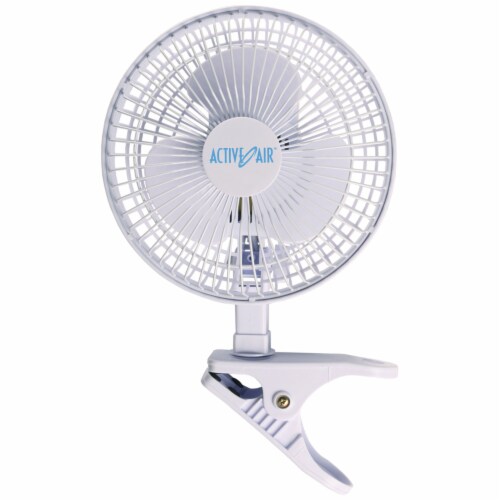 Active Air ACFC6 Portable 6 Inch 2 Speed Clip On Hydroponics Grow Fan (6 Pack) Perspective: back