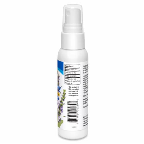 North American Herb & Spice OregaSpray, Aromatic Wild Spice Oil Spray, 2 Fluid Ounces Perspective: back