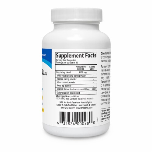 North American Herb & Spice Purely-C Bulk Powder, 4.23 Ounces Perspective: back