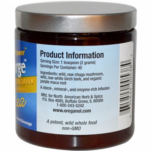 North American Herb & Spice In-Fusion Power Chag-O-Charge, 3.2 Ounce Perspective: back