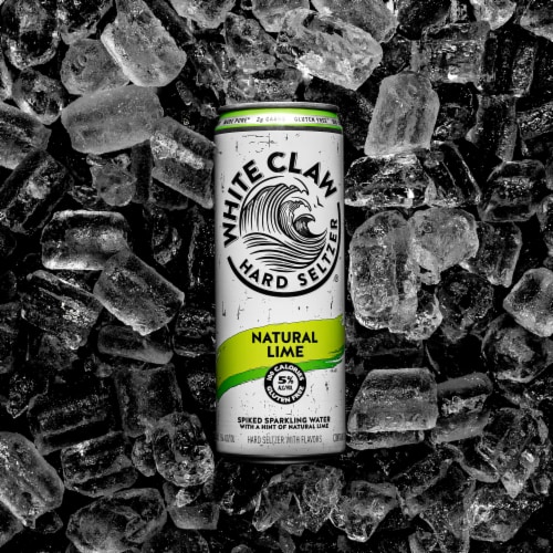 White Claw Hard Seltzer Natural Lime Perspective: back
