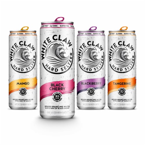 White Claw Hard Seltzer, Variety Pack No. 1, 12 Pack, 12 fl oz Cans