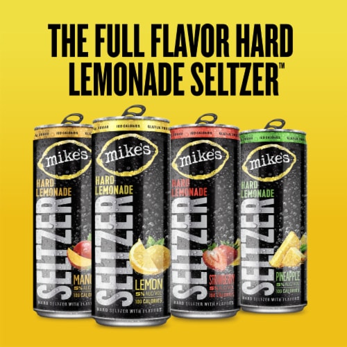 Mike's Hard Lemonade Seltzer Perspective: back