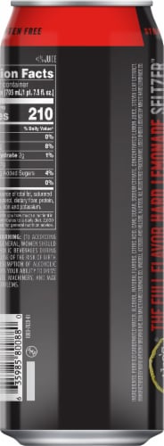 Mike's Hard Lemonade Strawberry Seltzer Single Can Perspective: back