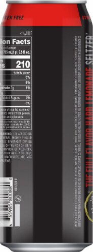 Mike's Hard Lemonade Strawberry Seltzer Single Can Perspective: back