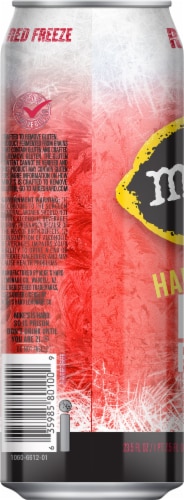 Mike's Hard Freeze Red Premium Malt Beverage Perspective: back