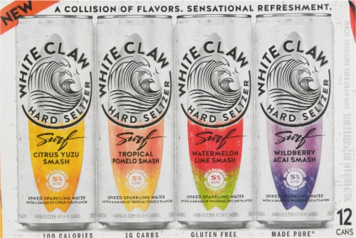 White Claw Hard Seltzer Surf Variety Pack