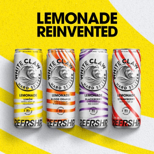 White Claw® Hard Seltzer REFRSHR Lemonade Variety Pack Perspective: back