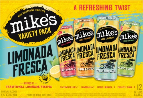Mike's® Limonada Fresca Variety Pack Perspective: back