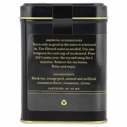 Harney & Sons Black Tea Hot Cinnamon Spice™ - 4 oz (112 g) Perspective: back