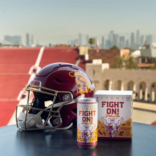 Stone Fight On! Pale Ale Craft Beer Perspective: back