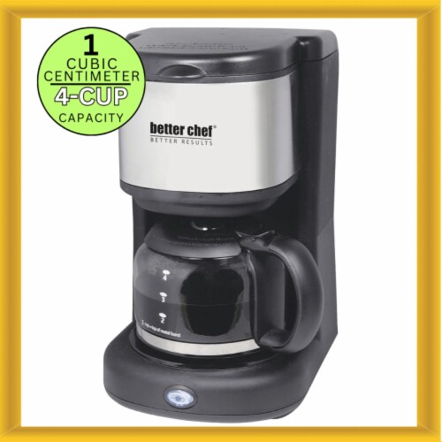 Better Chef 4 Cup Stainless Steel Coffeemaker 1 unit Kroger