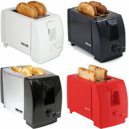 Better Chef 2-Slice Toaster With Pull-Out Crumb Tray Chrome Perspective: back