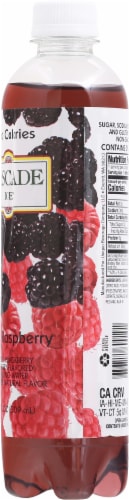 Cascade Ice Raspberry Black Zero Calories Sparkling Water Perspective: back