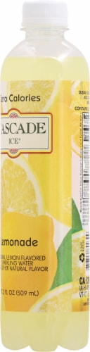 Cascade Ice Sparkling Lemonade Water Perspective: back