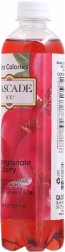 Cascade Ice® Pomegranate Berry Flavored Sparkling Bottled Water Perspective: back