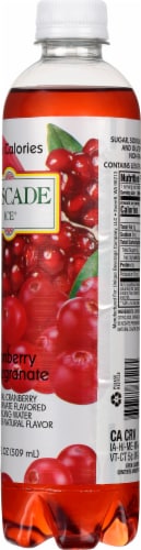 Cascade Ice® Cranberry Pomegranate Flavored Sparkling Bottled Water Perspective: back
