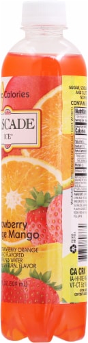 Cascade Ice Strawberry Orange Mango Sparkling Water Perspective: back