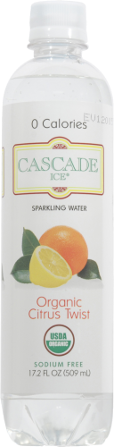 Cascade Ice Citrus Twist Sparkling Water Perspective: back