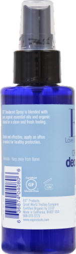 EO Products Organic Vetiver Deodorant Spray Perspective: back