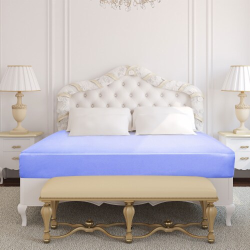 uxcell Satin Fitted Sheet with 12 Deep Pocket Mattress Protector Perspective: back